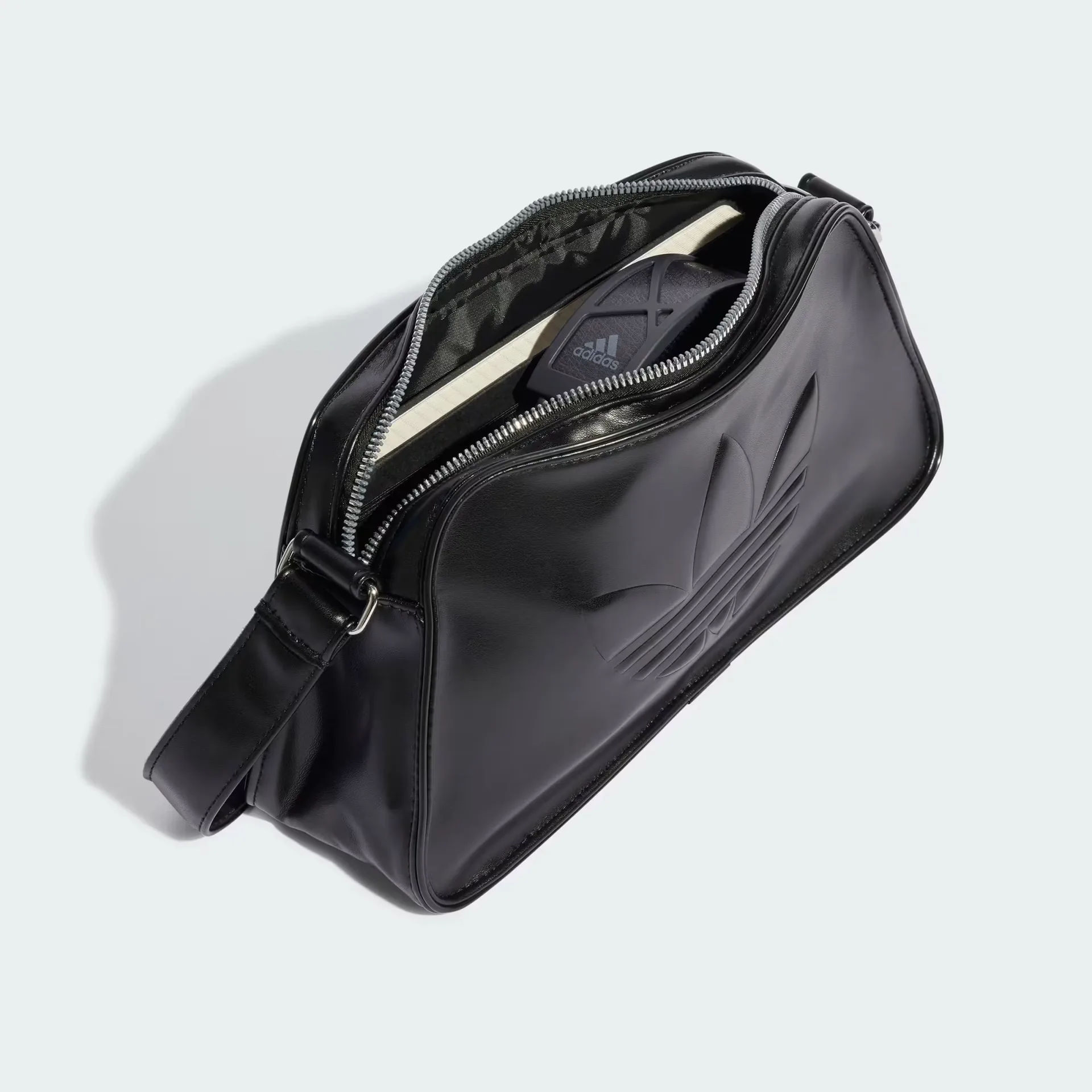 adidas Polyurethane Embossed Trefoil Shoulder Bag