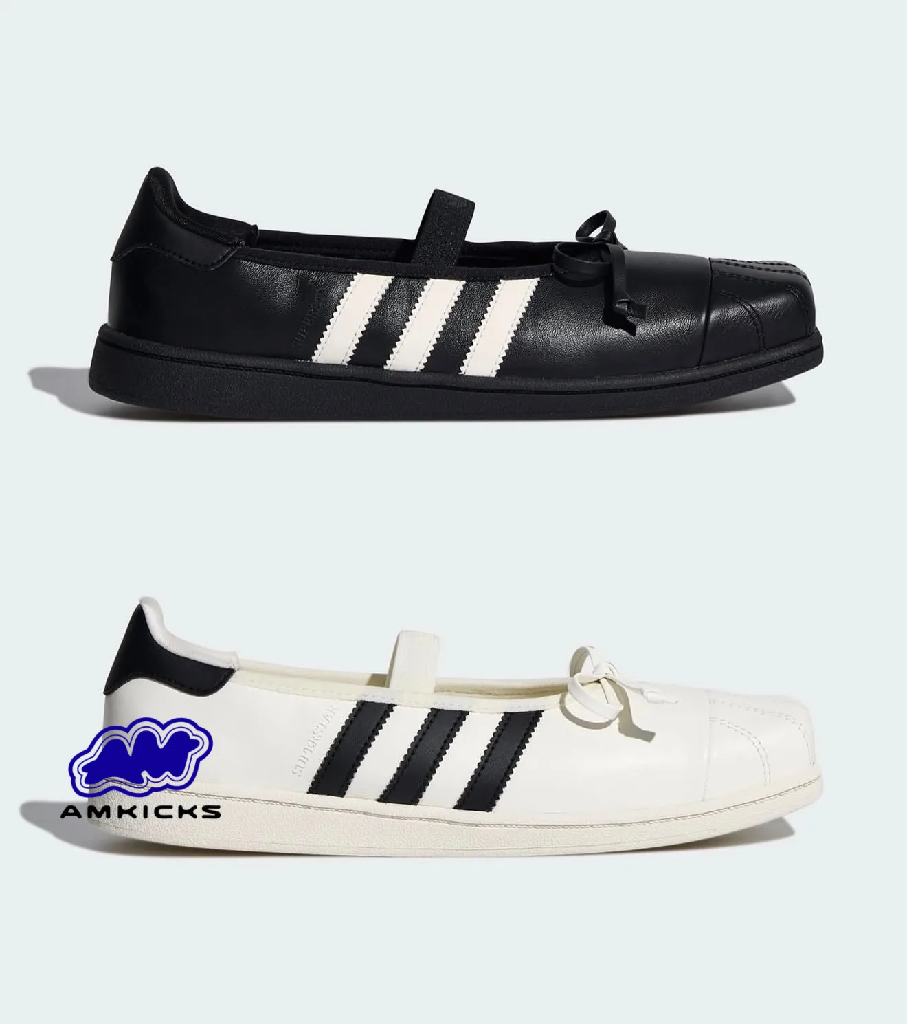 adidas Superstar Square Toe Ballet JENNIE "Black Off White"