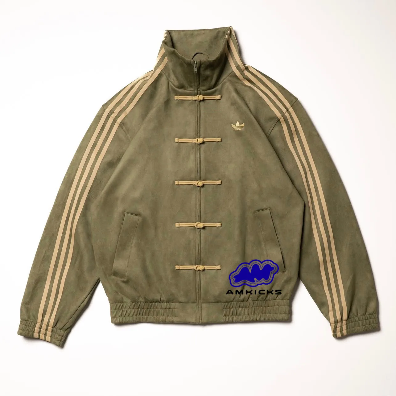 adidas CTT Chinese Track Top 3.1 Gender Neutral Jacket "Olive" - KT3847-US
