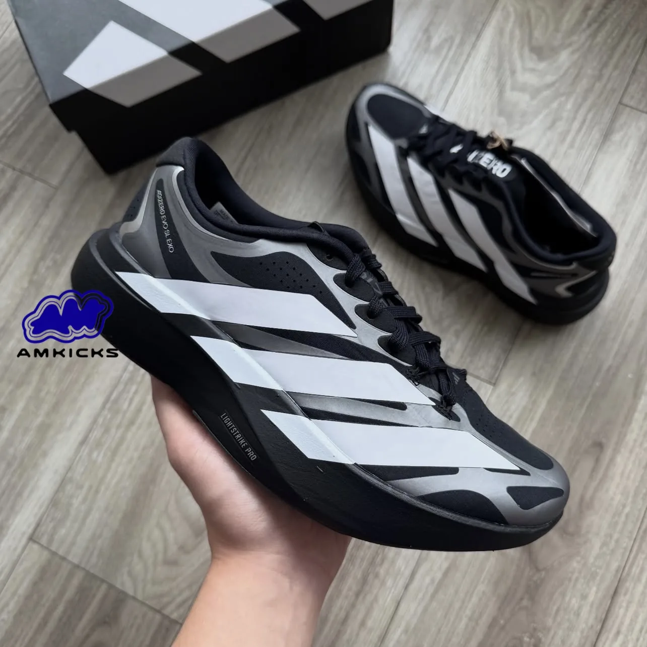 adidas Adizero EVO SL EXO "Black White Silver"