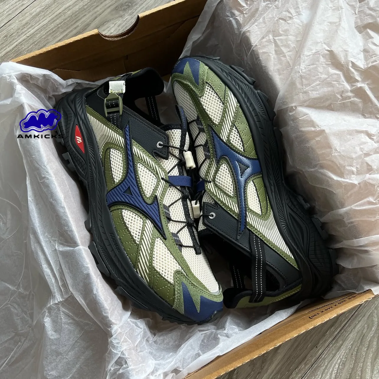 Mizuno Racer Trail SE "Olive Black Blue"
