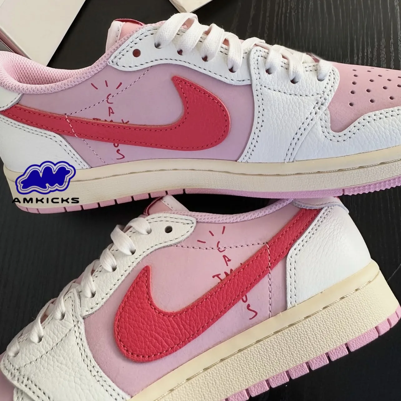 Jordan 1 Retro Low OG SP "Travis Scott Sail Tropical Pink"
