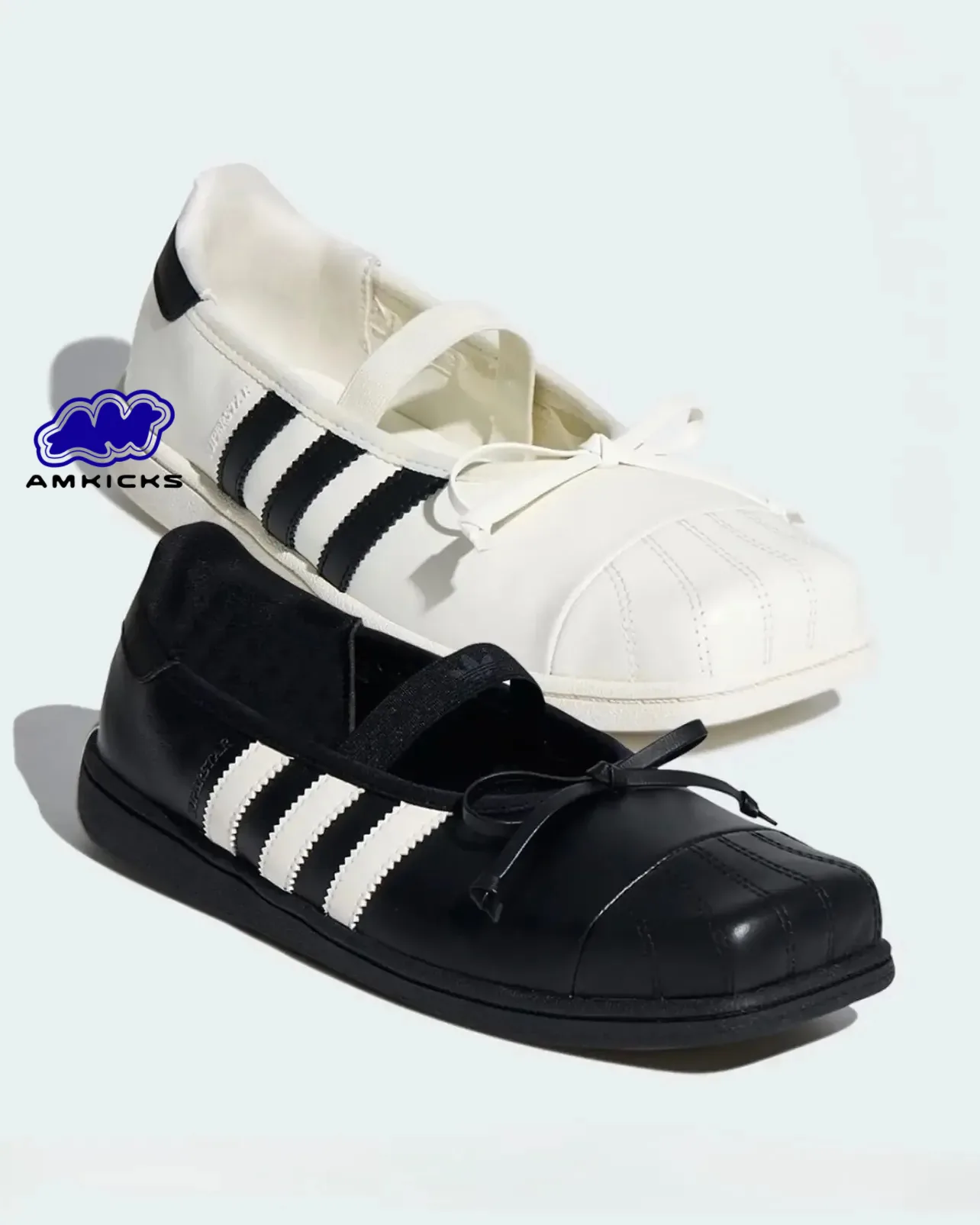 adidas Superstar Square Toe Ballet JENNIE "Black Off White"