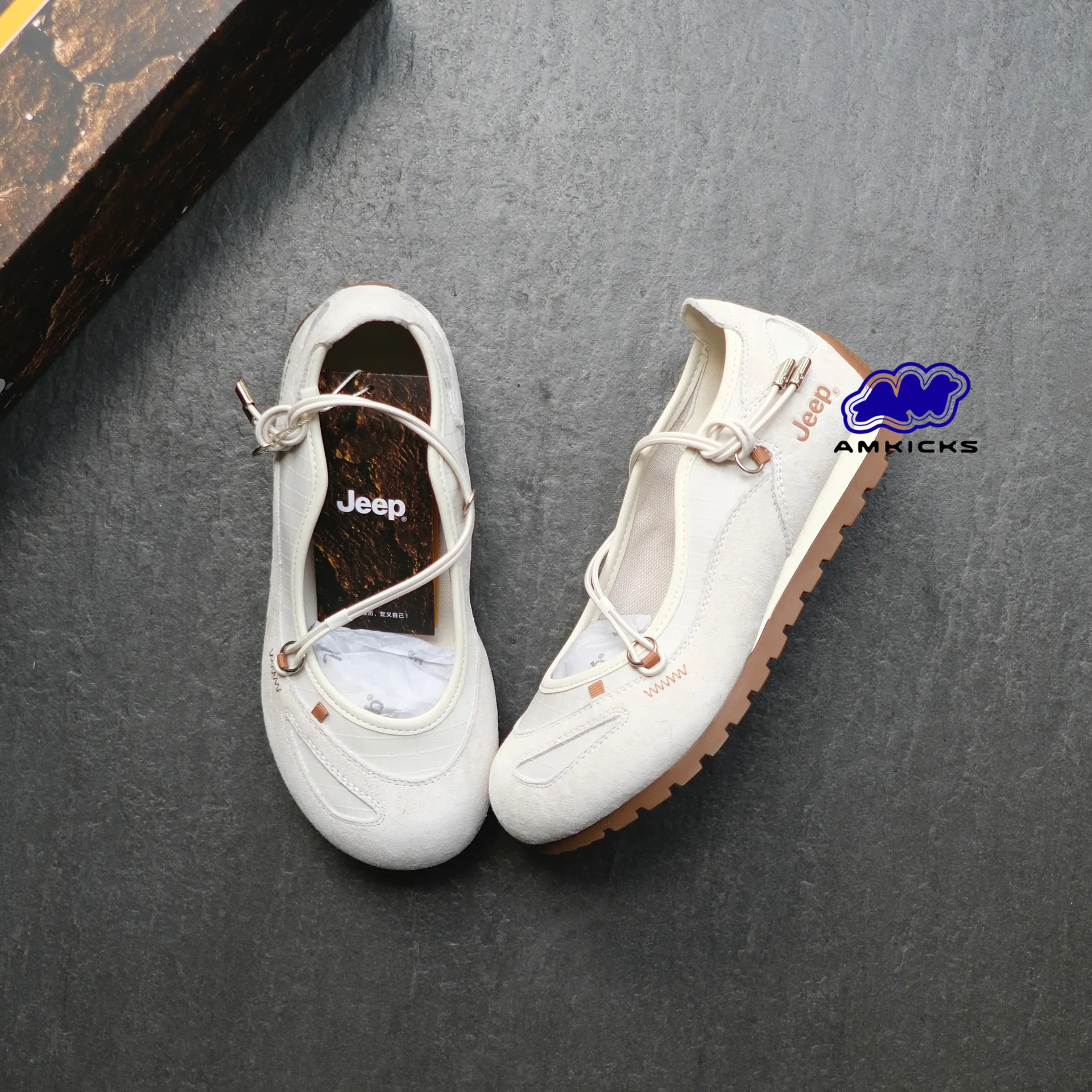 Jeep Mary Jane Sandals – Flat White