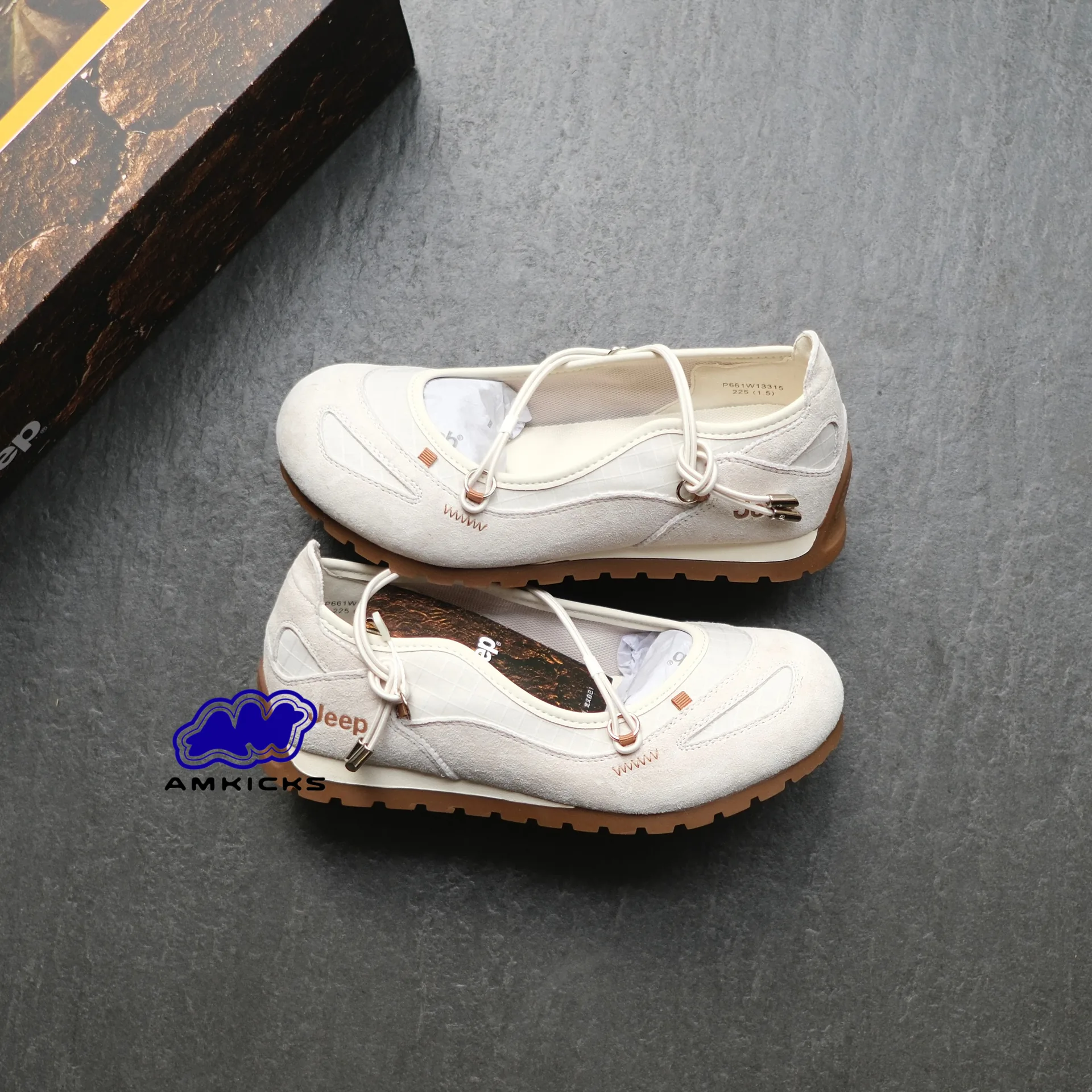 Jeep Mary Jane Sandals – Flat White