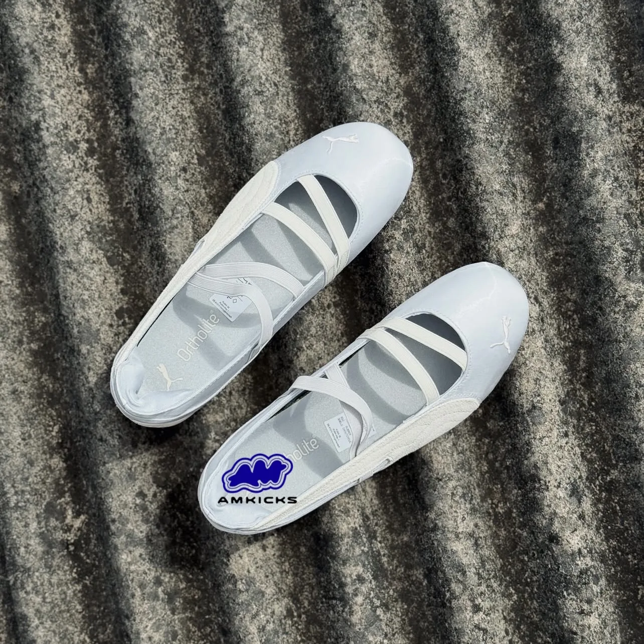 Speedcat Ballet "Silver Mist Warm White Satin"