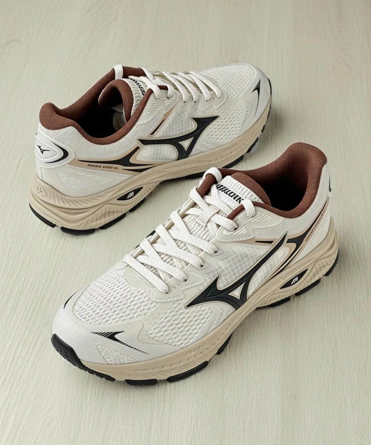 Mizuno Racer S "Off White Dark Brown"