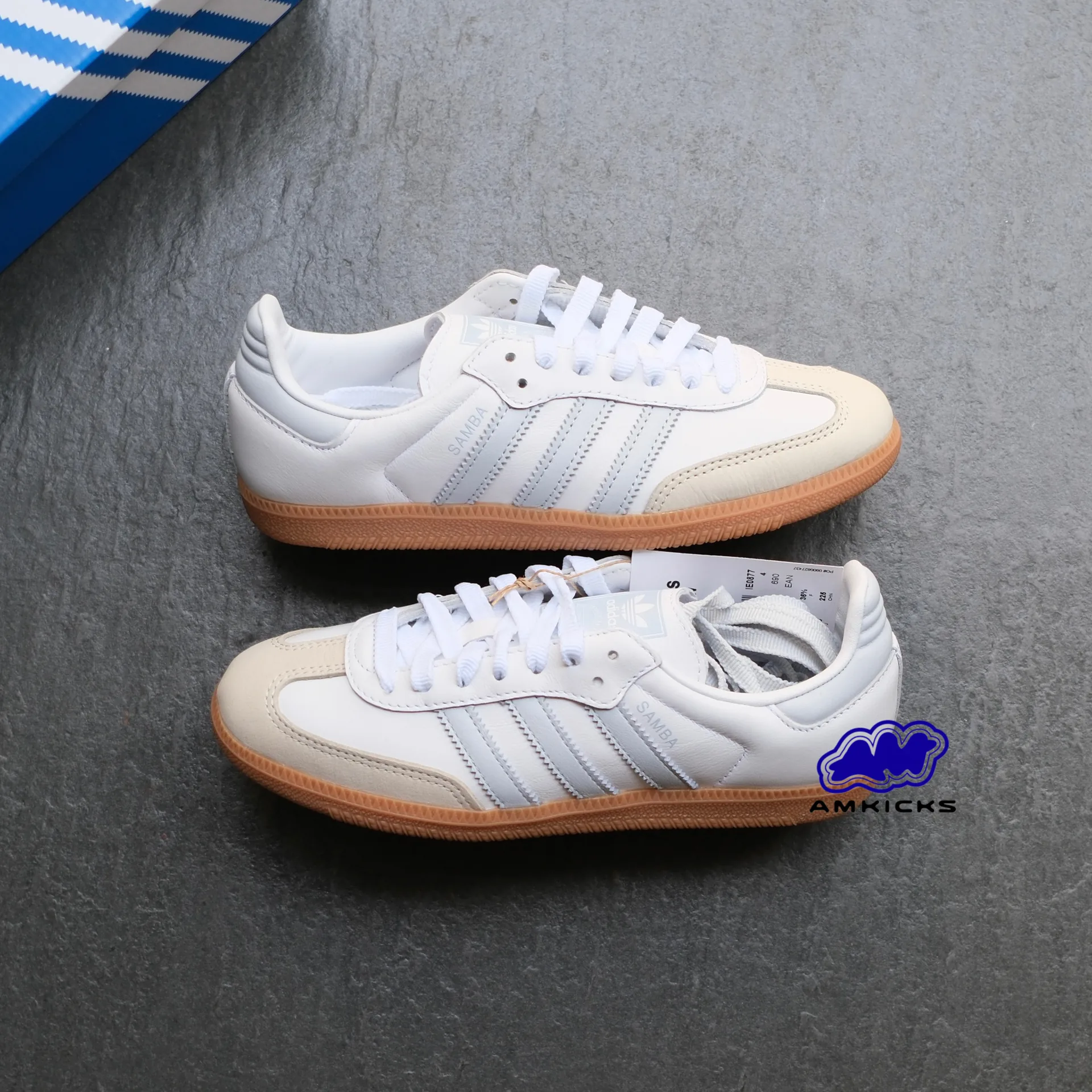 Samba OG "White Halo Blue Gum"