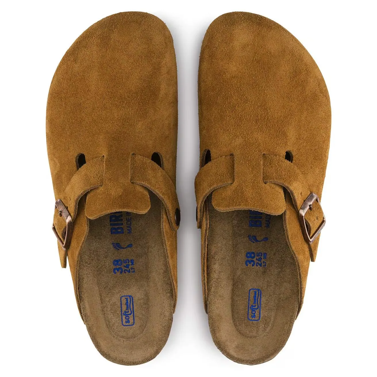 Birkenstock Boston Soft Footbed "Suede Milk"