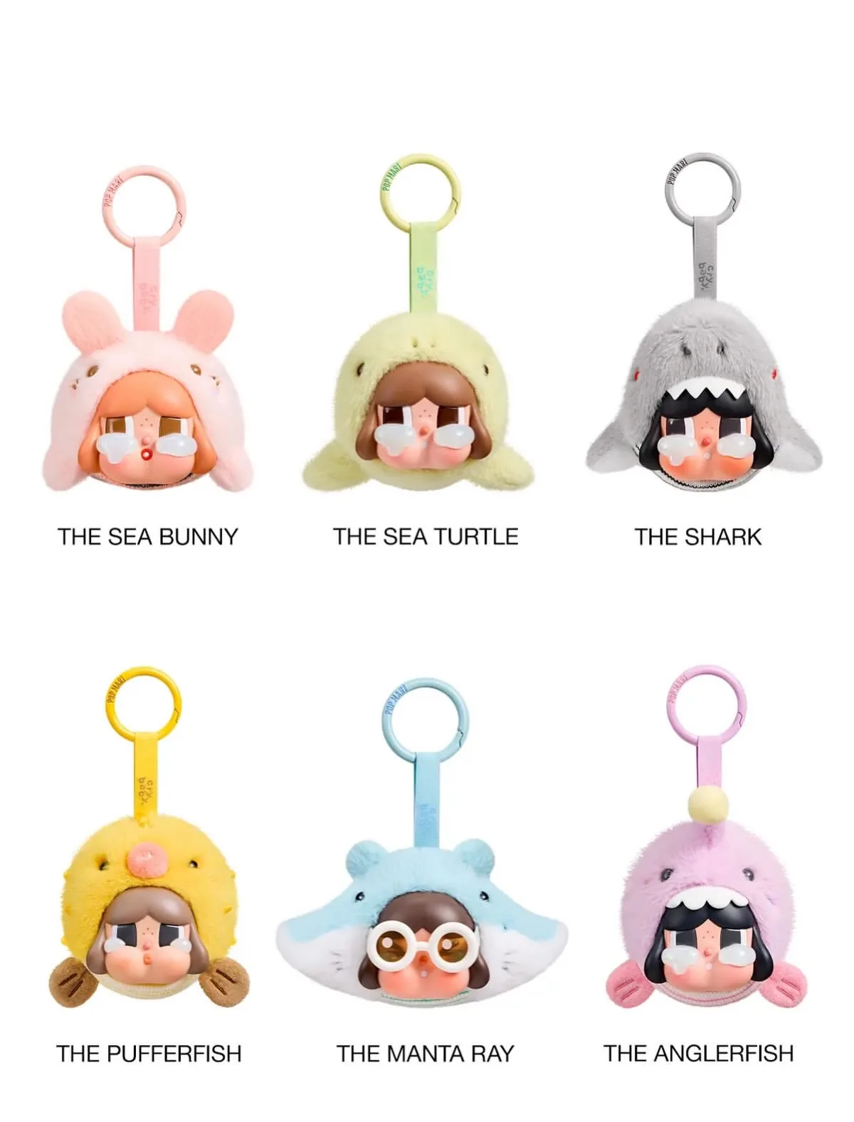 Pop Mart CRYBABY Cry Me An Ocean Series Vinyl Plush Pendant Single Blind Box