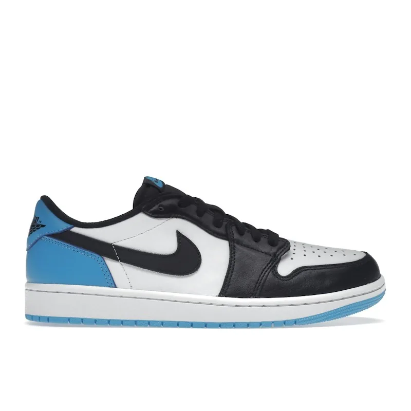 Jordan 1 Retro Low OG "Black Dark Powder Blue"