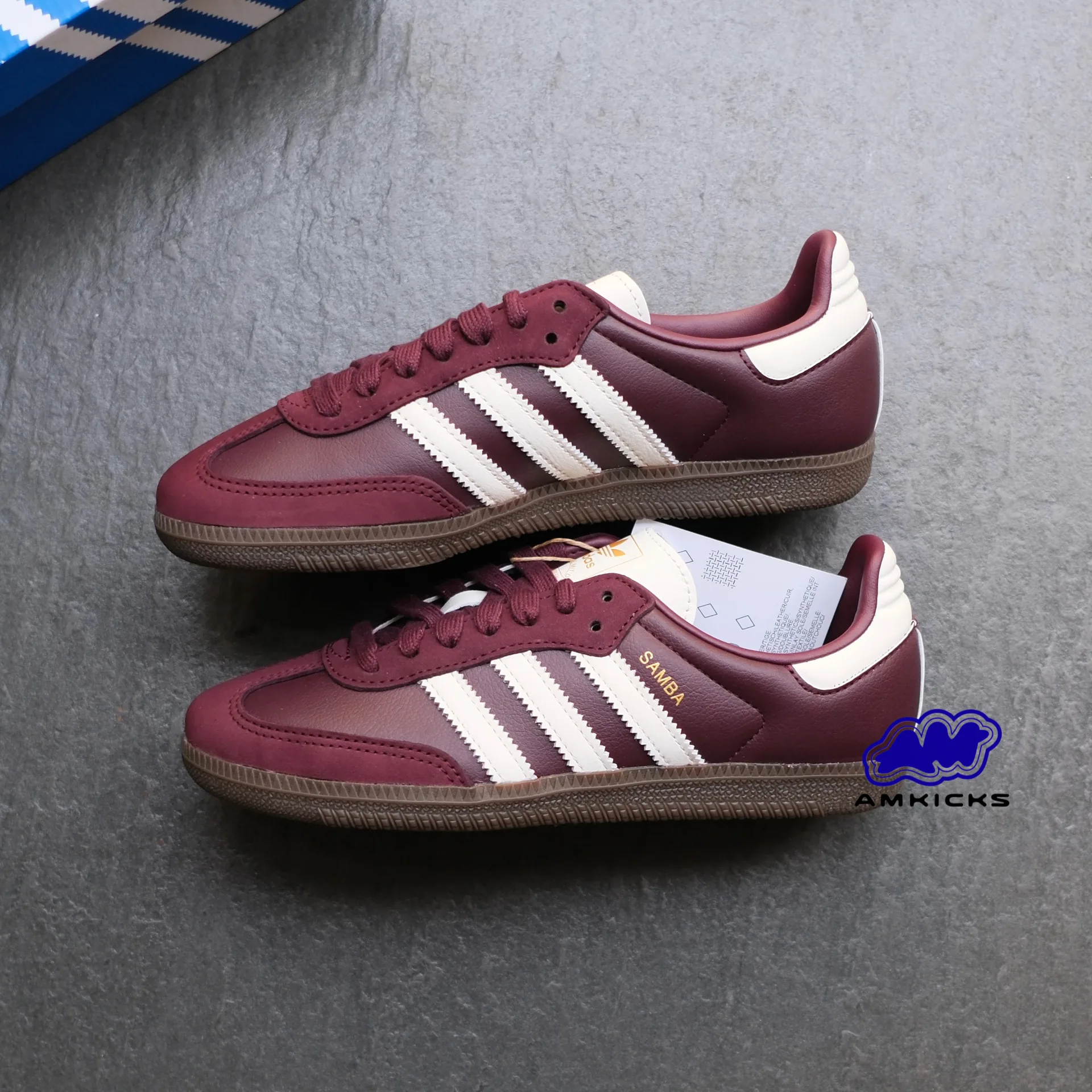 Samba OG "Maroon Off White Gum"