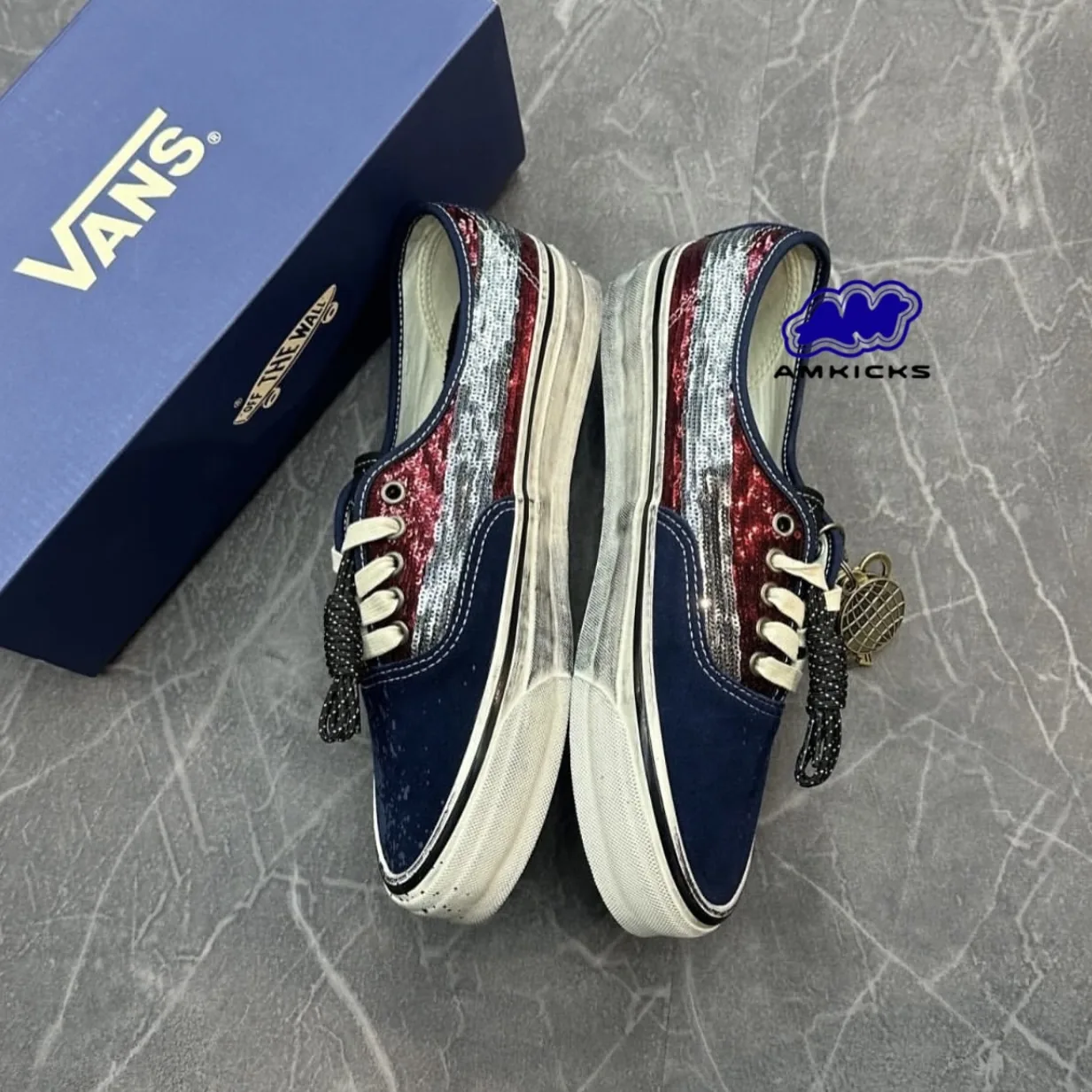 Vans Premium Authentic "La Habana Red Navy"