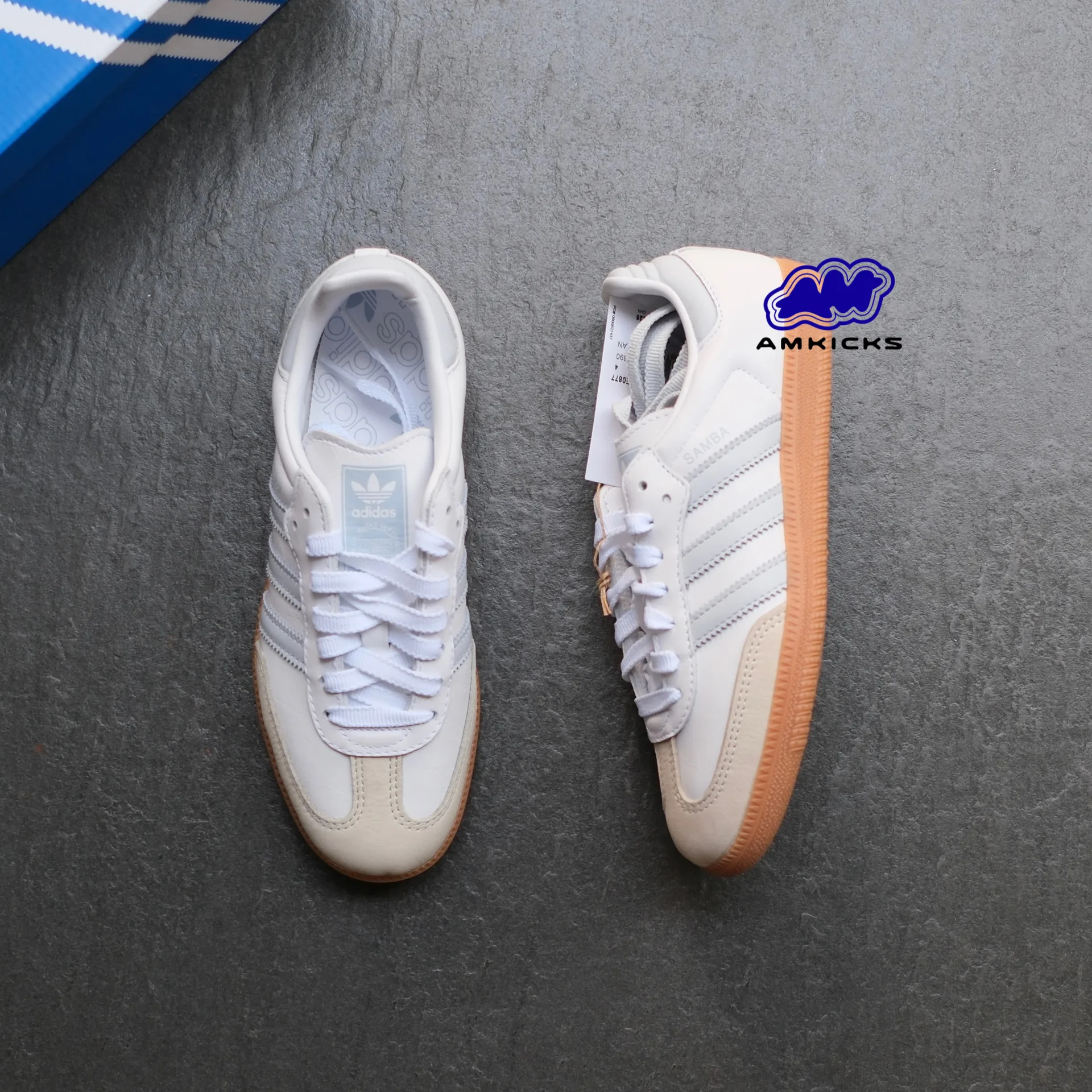 Samba OG "White Halo Blue Gum"