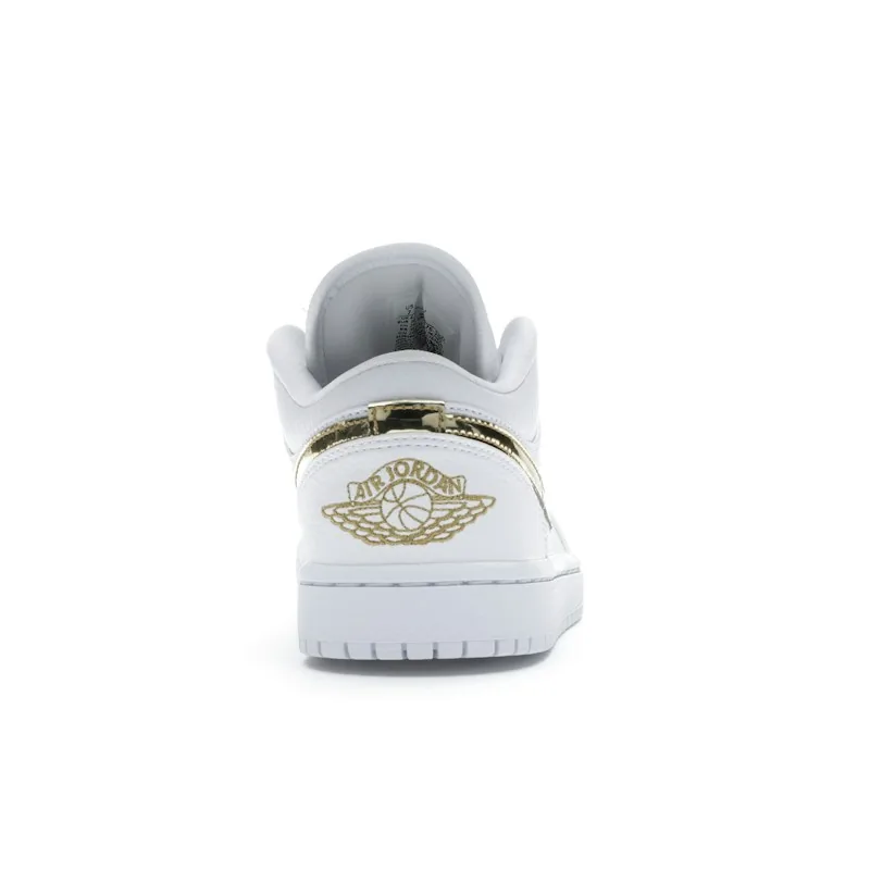 Jordan 1 Low "White Metallic Gold (Women's)"