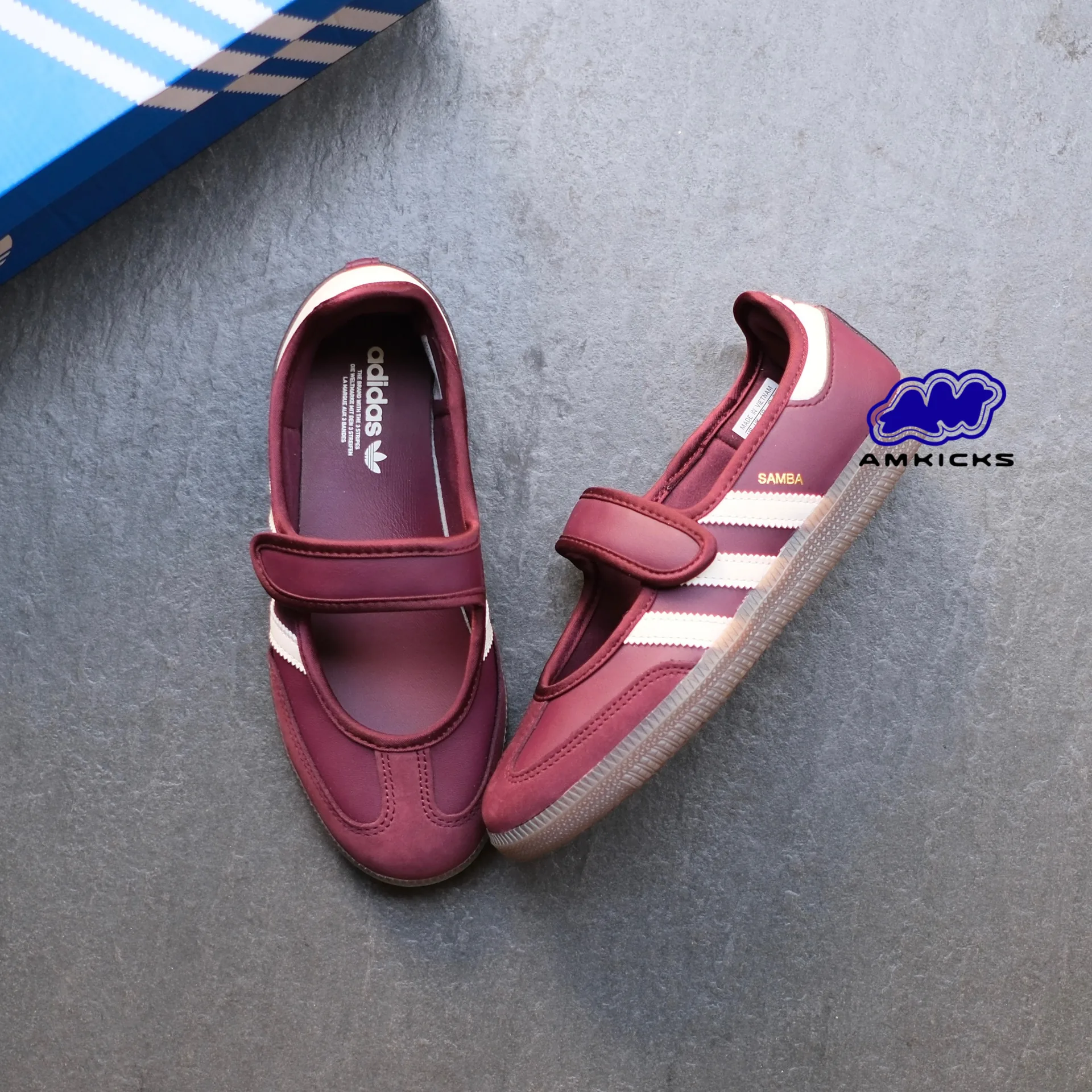 Adidas Samba Jane "Maroon Cream White"