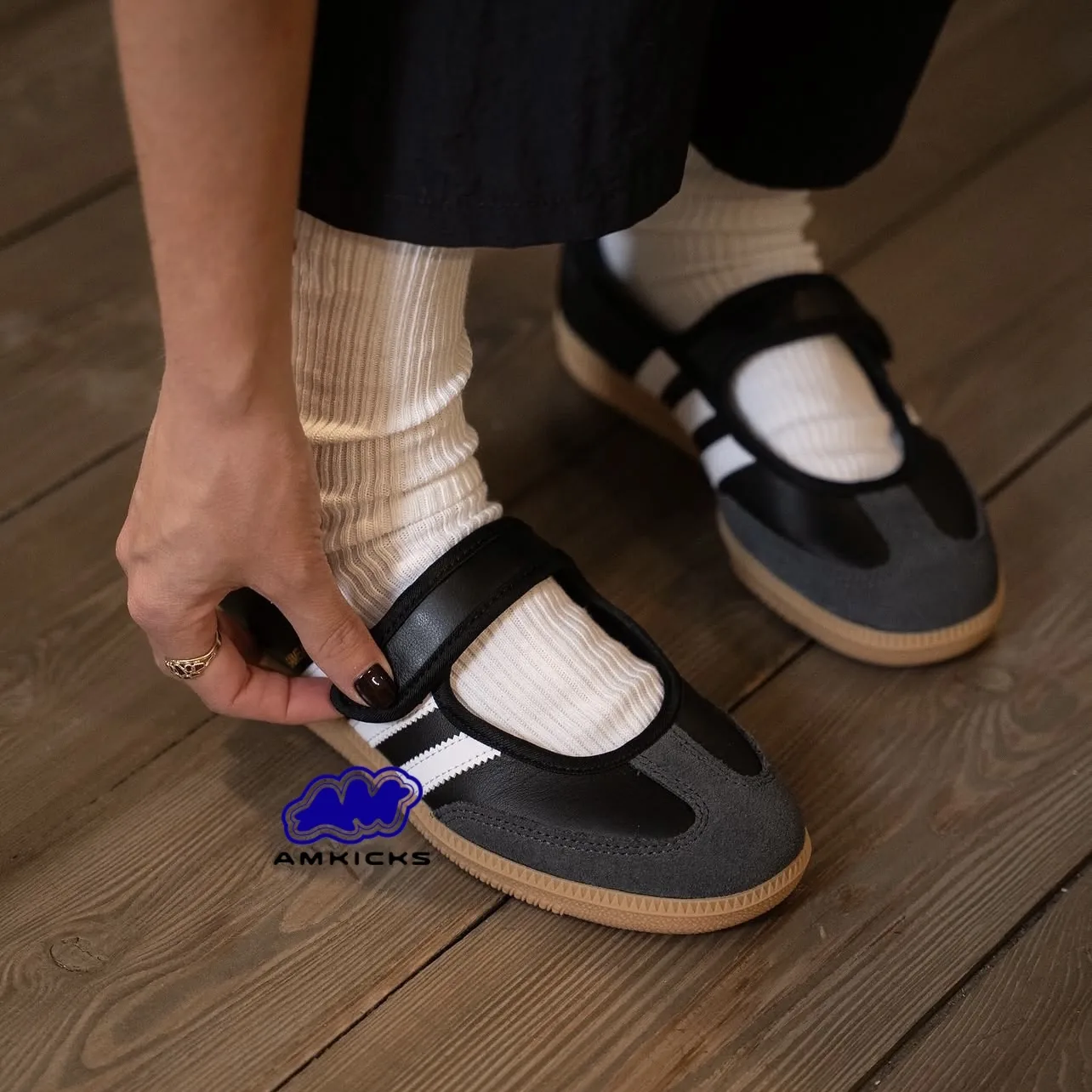 Adidas Samba Jane "Black White Gum"