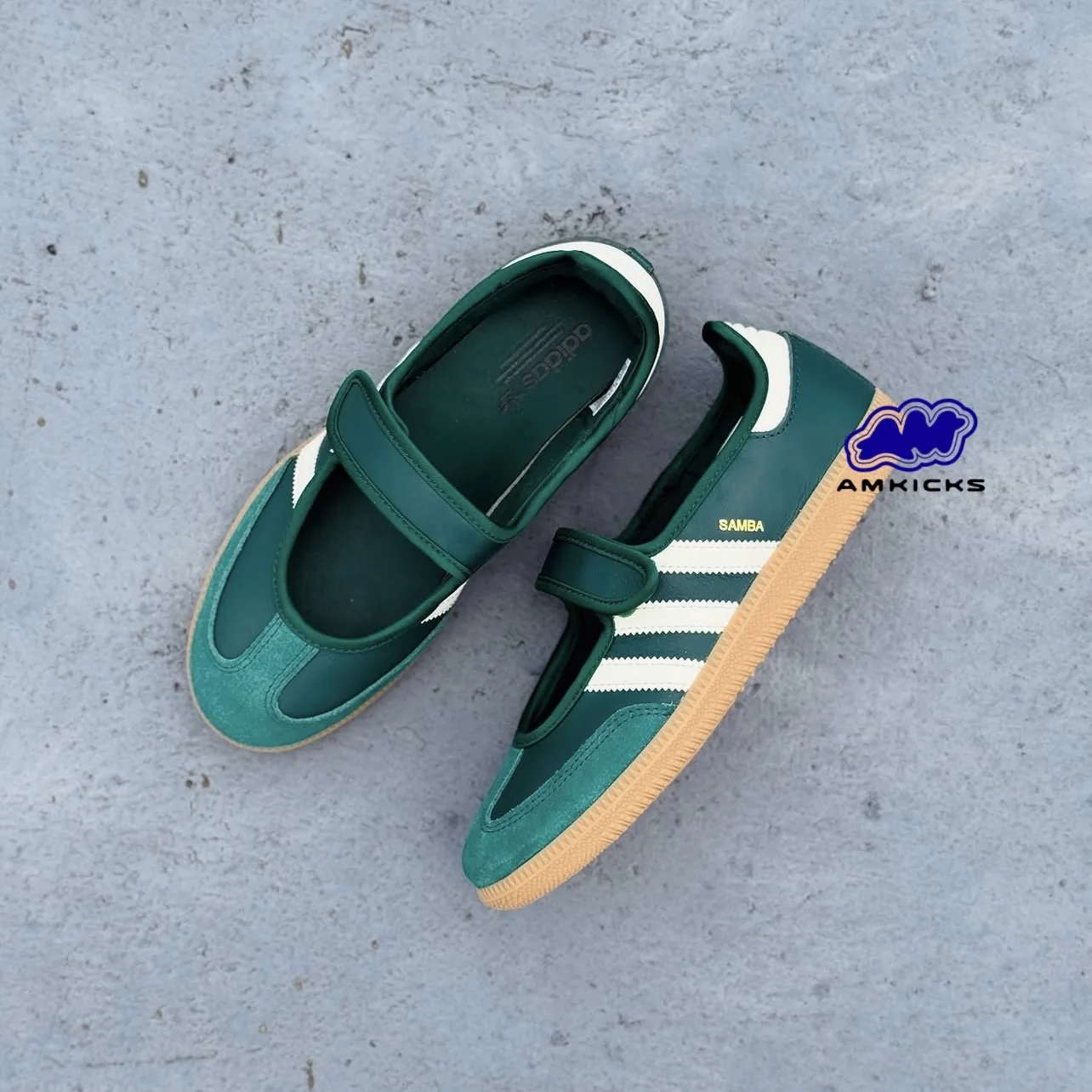 Adidas Samba Jane "Green White Gum"