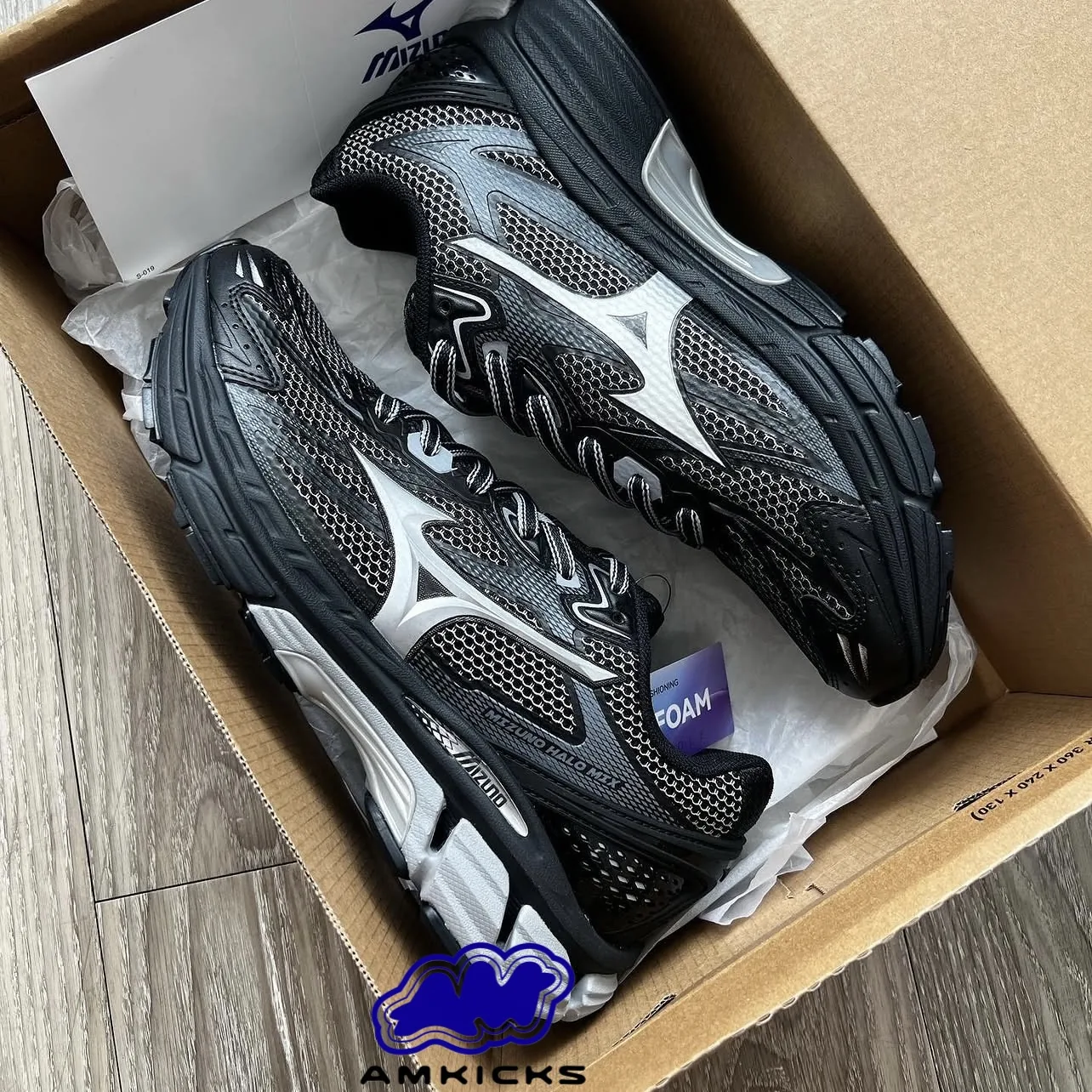 Mizuno Halo Mix "Black Silver"