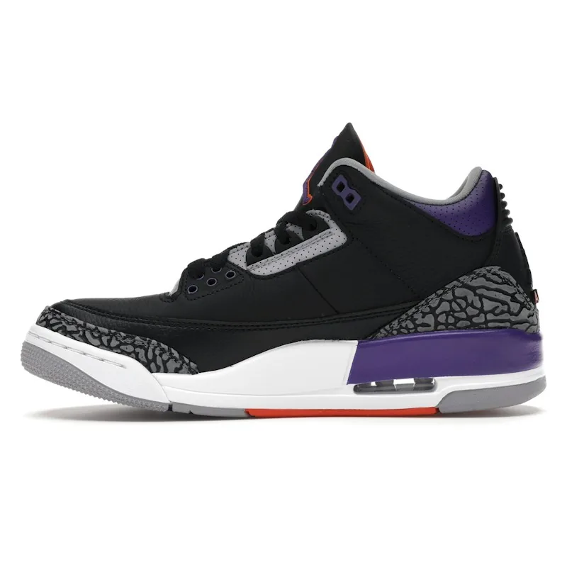 Jordan 3 Retro "Black Court Purple"