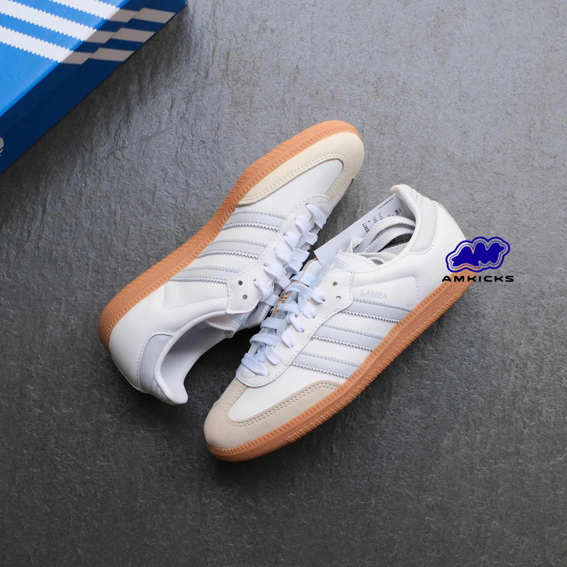 Samba OG "White Halo Blue Gum"