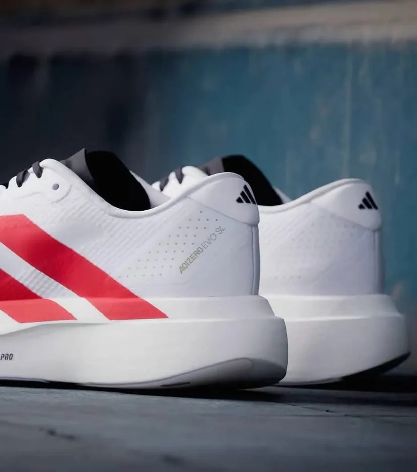 adidas Adizero Evo SL  Woven "White Team Collegiate Red Black"
