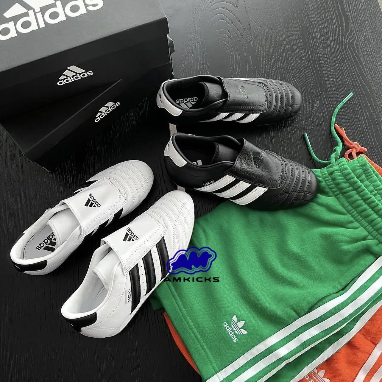 adidas Taekwondo "Core Black Cloud White Gum"