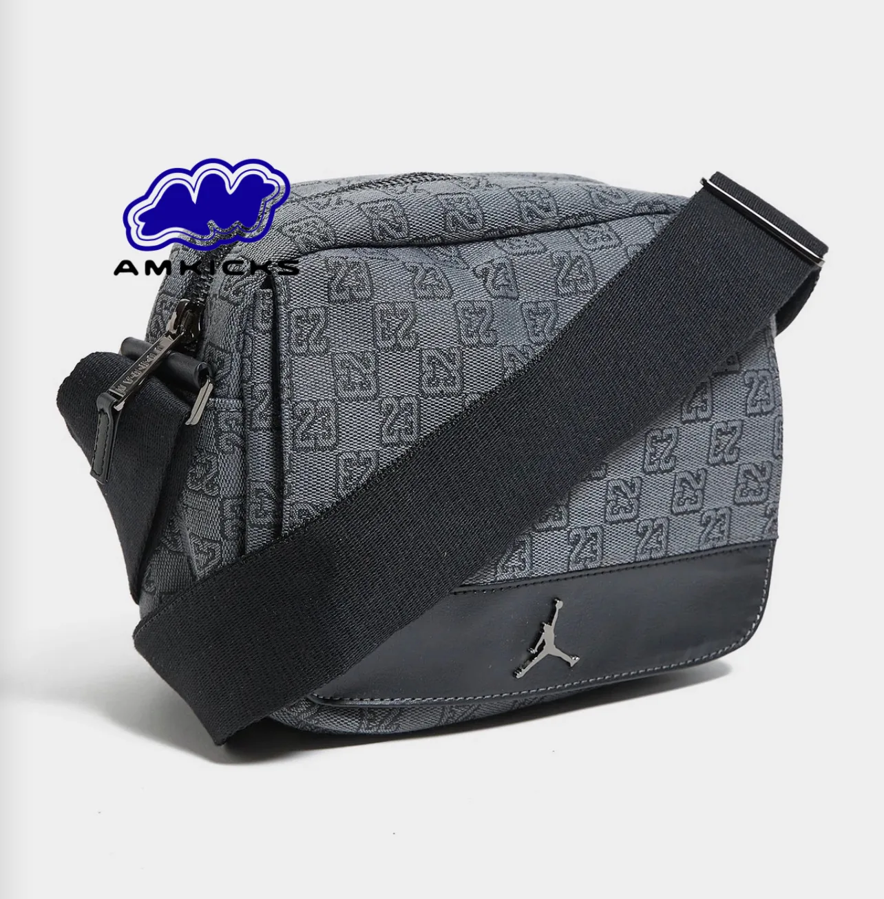 Jordan Monogram Crossbody "Black Grey"