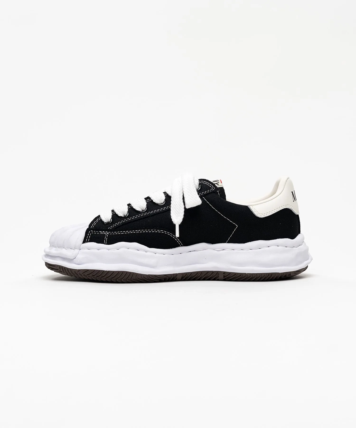 Maison Mihara Yasuhiro Blakey OG Sole Canvas Low "Black White"