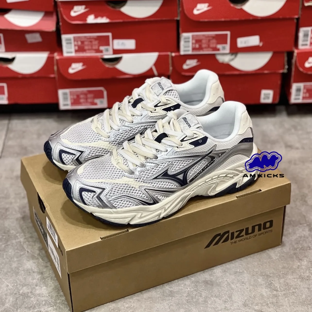 Mizuno ADVENTURE V2 "Dust Cream Silver"