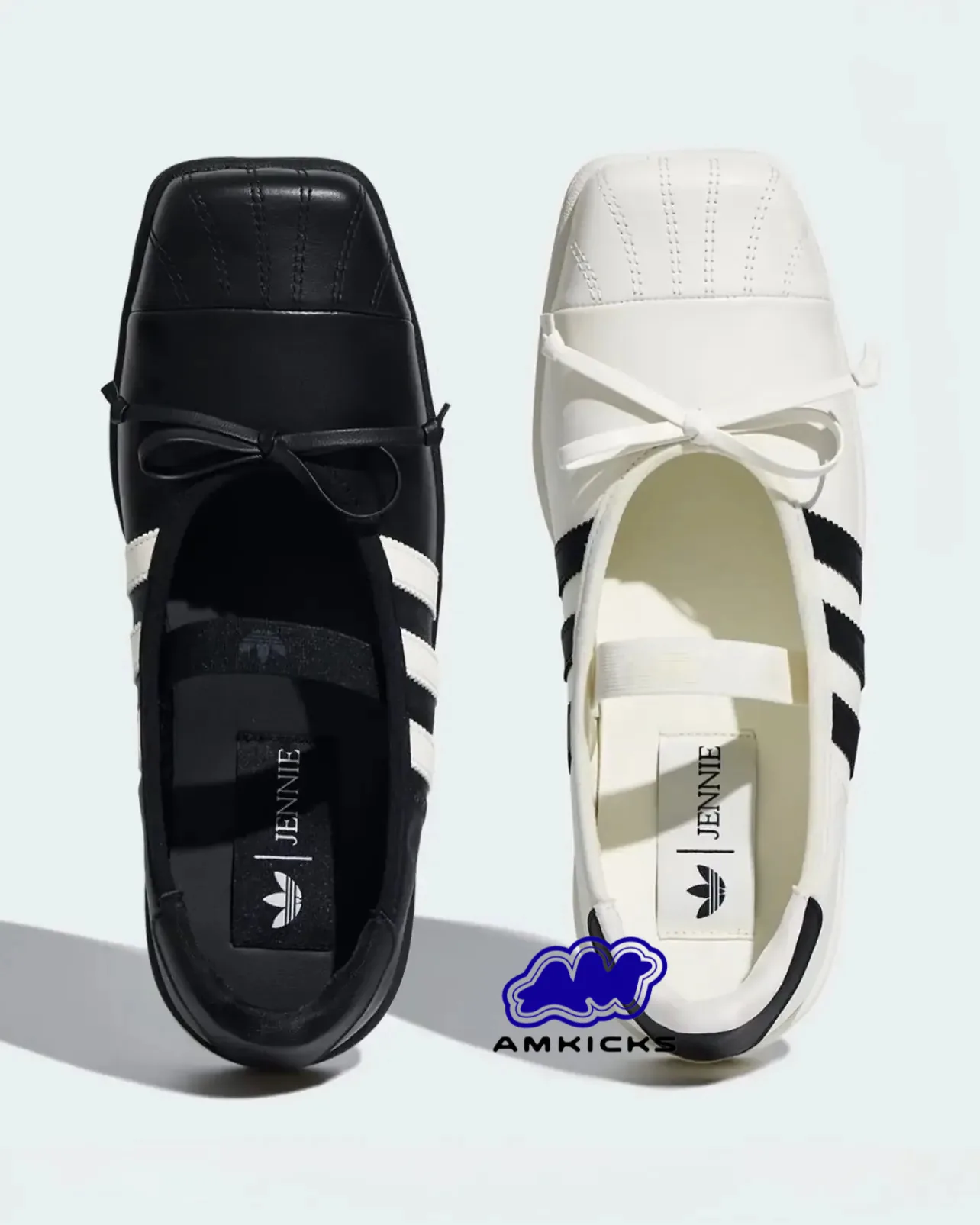 adidas Superstar Square Toe Ballet JENNIE "Black Off White"