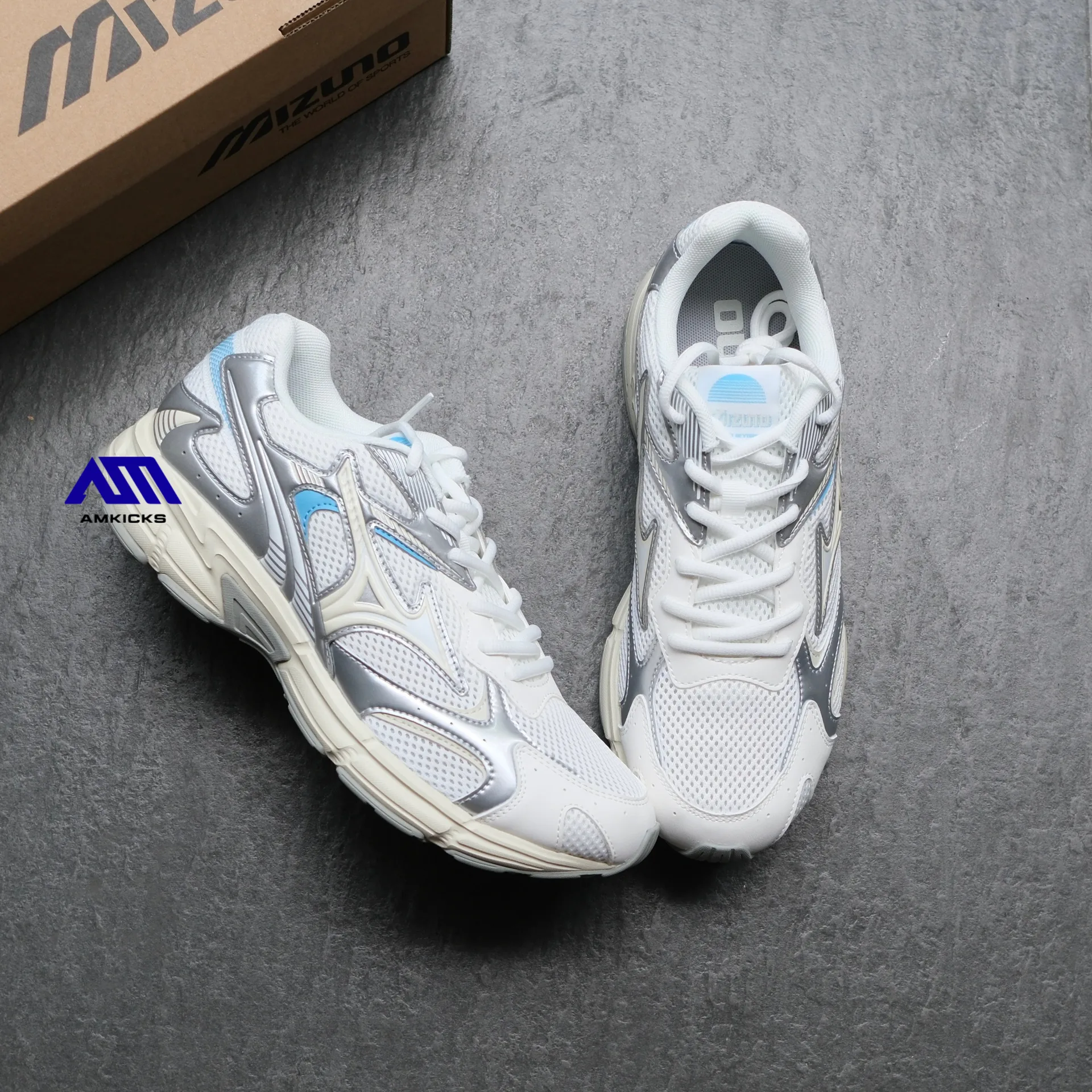 Mizuno Speed 2K "Silver White Blue"