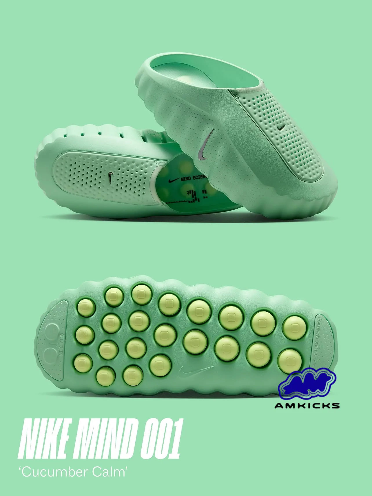 Nike Mind 001 Slide "Cucumber Calm"