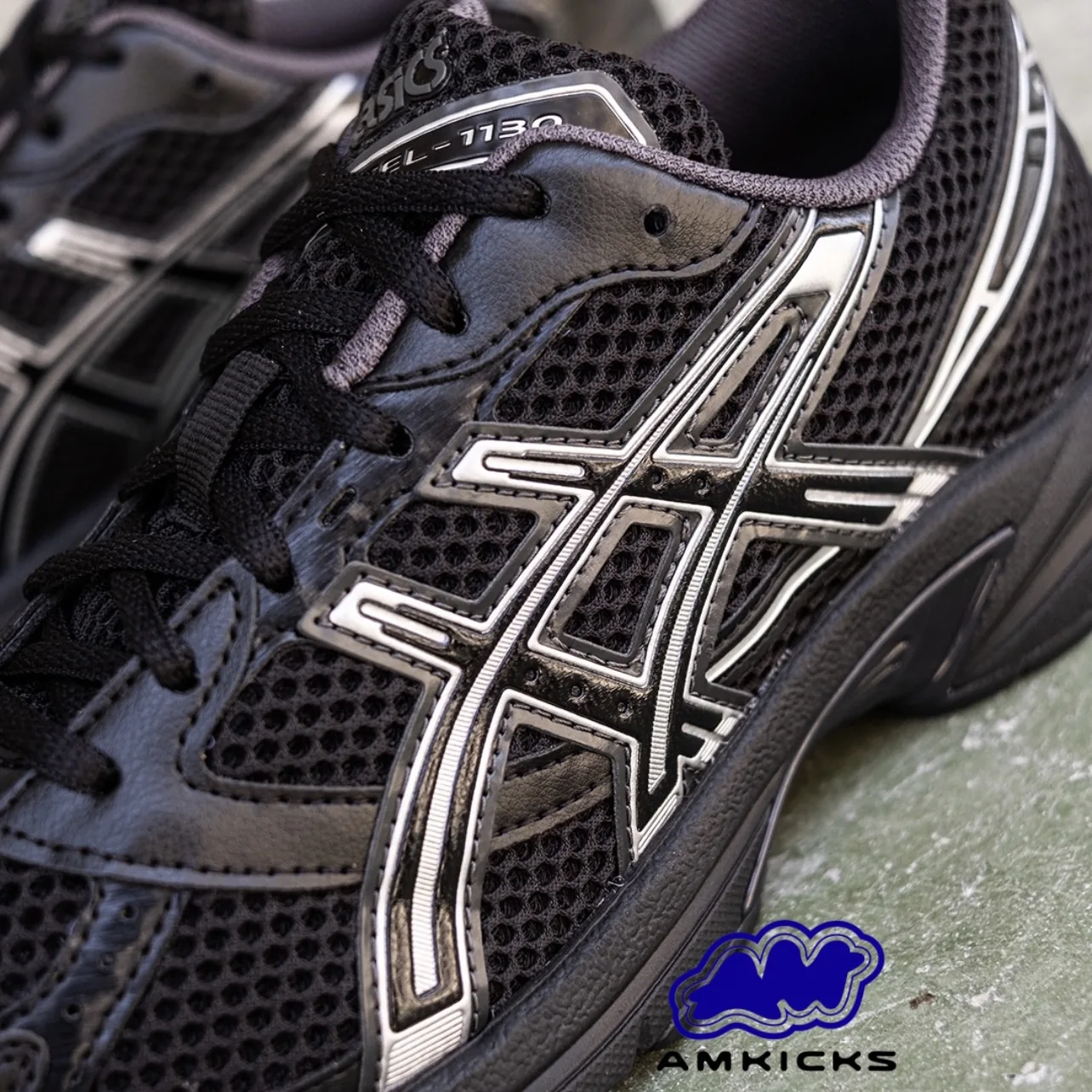 ASICS Gel-1130 "Black Pure Silver"