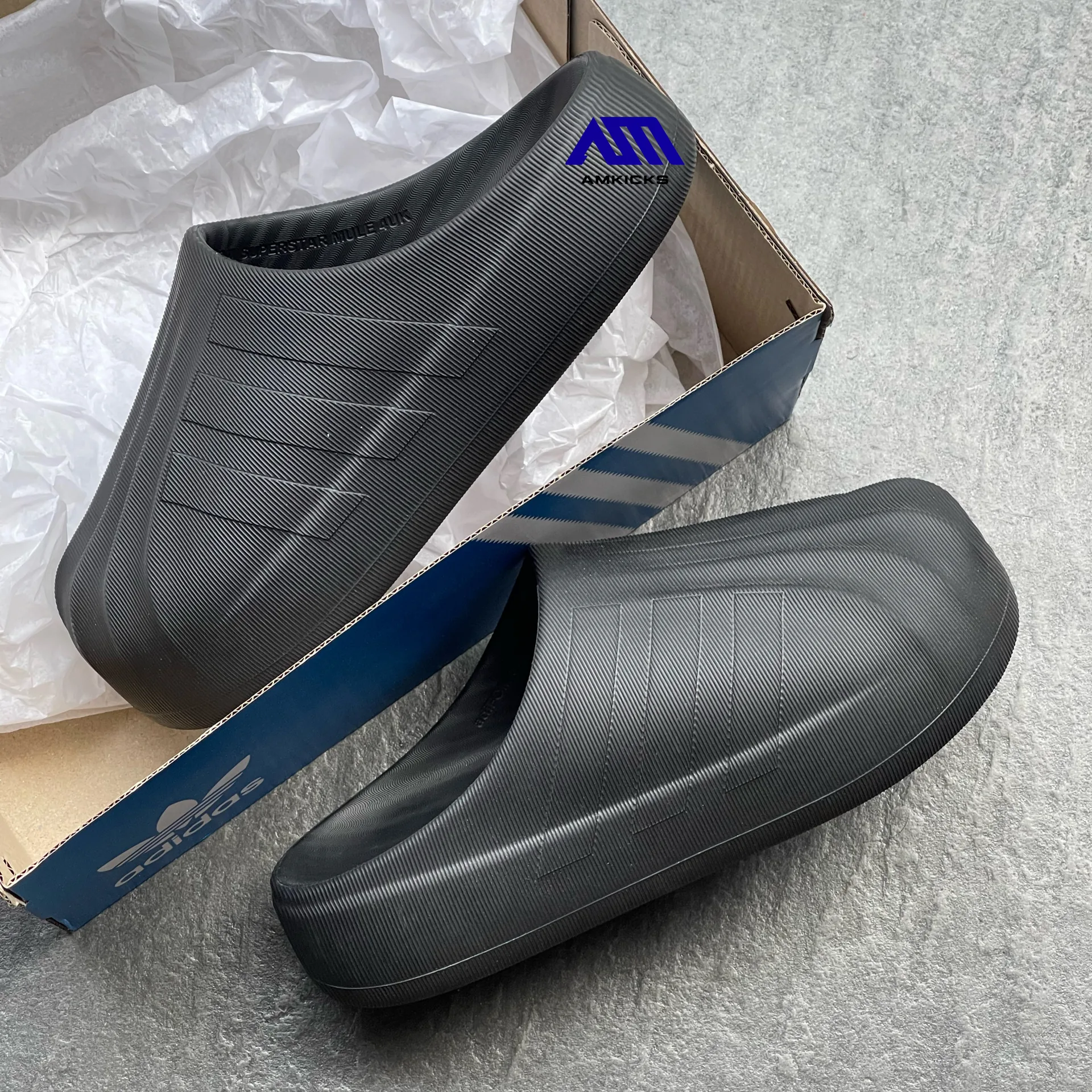 Adidas adiFOM Superstar Mule "Black"