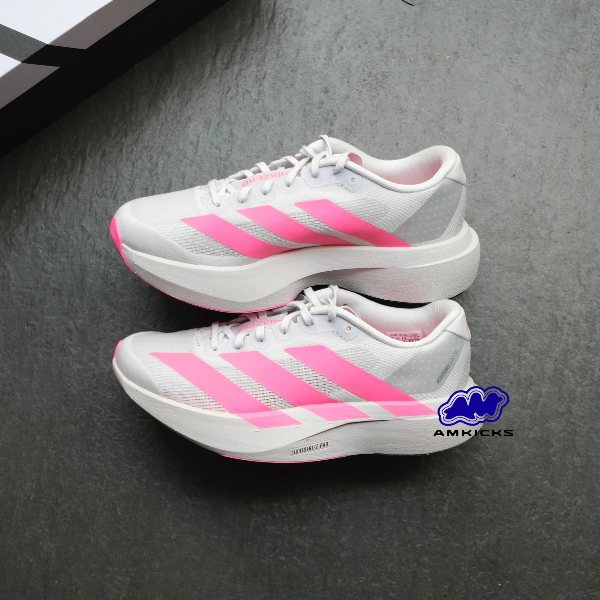 adidas Adizero Evo SL "Dash Grey Lucid Pink"
