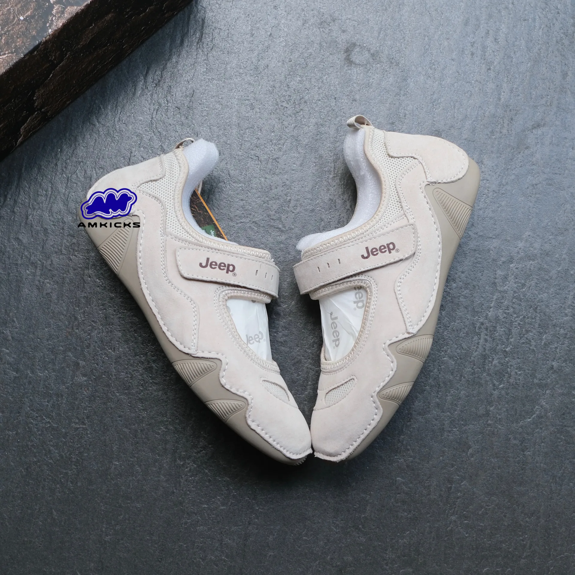 Jeep Mary Jane Sandals – Classic Beige