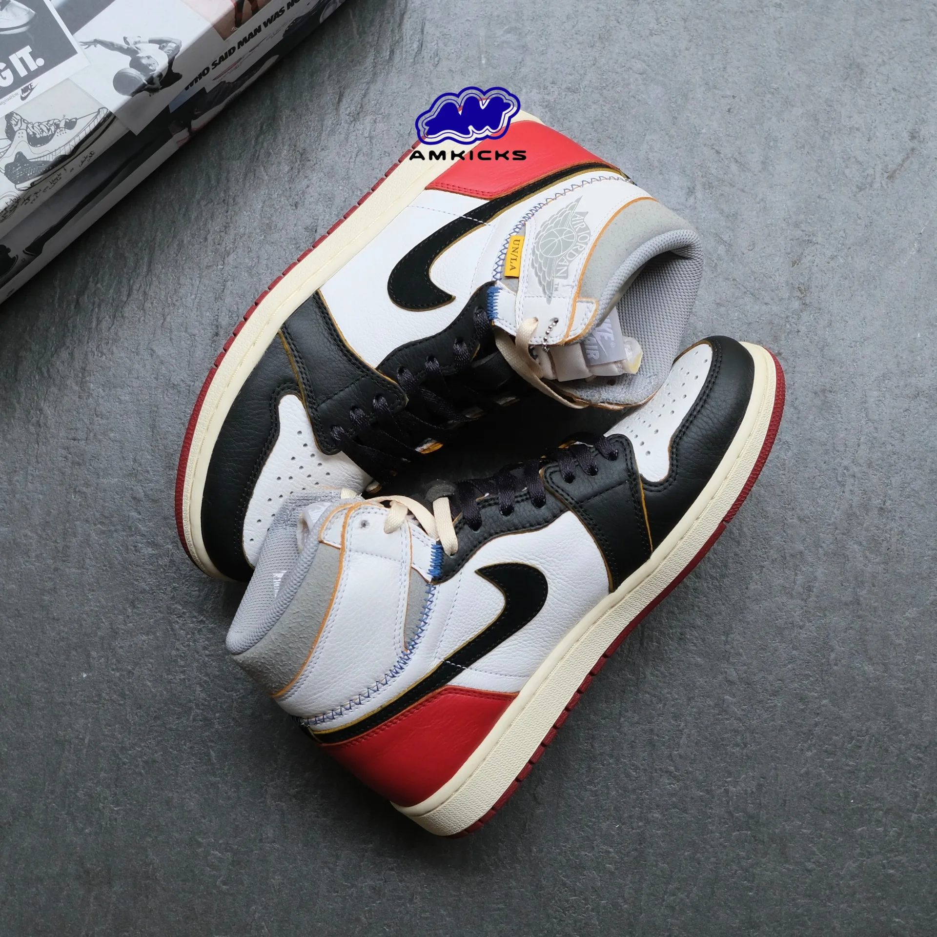 Jordan 1 Retro High Union Los Angeles "Black Toe"