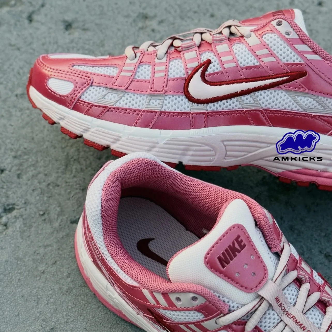 Nike P-6000 "White Silt Red Peony"
