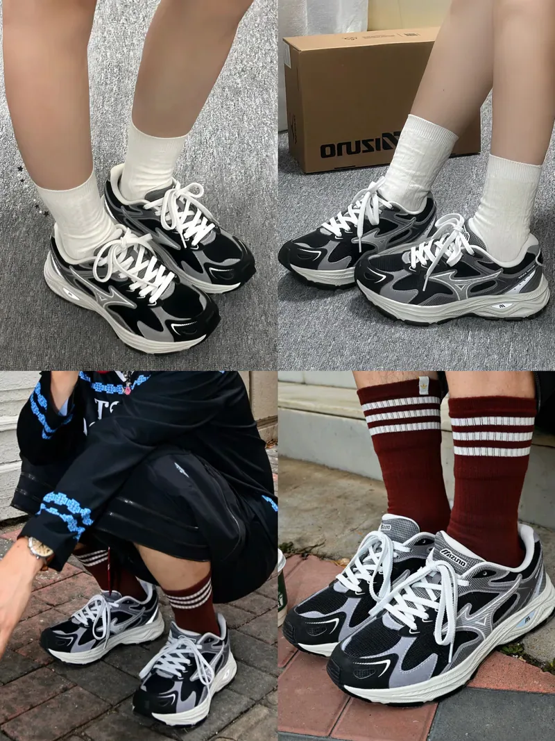 Mizuno Racer S "Black Grey"