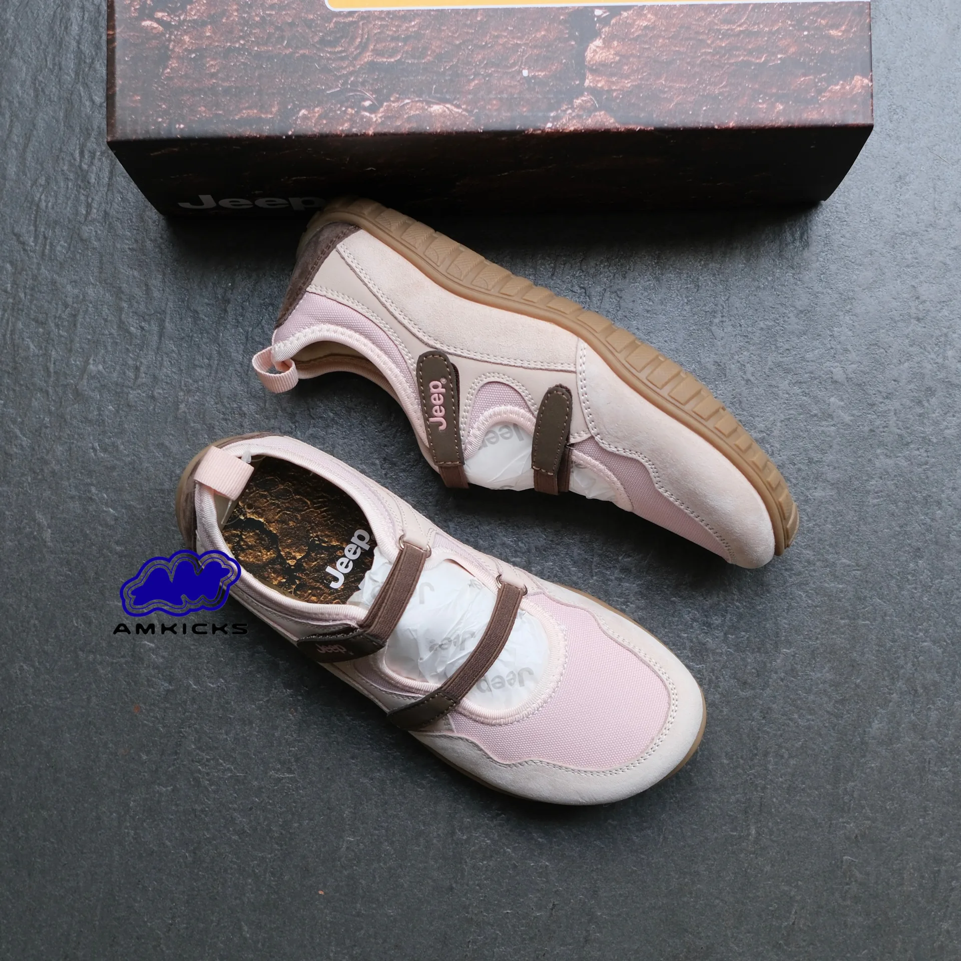 Jeep Mary Jane Sandals – Pink