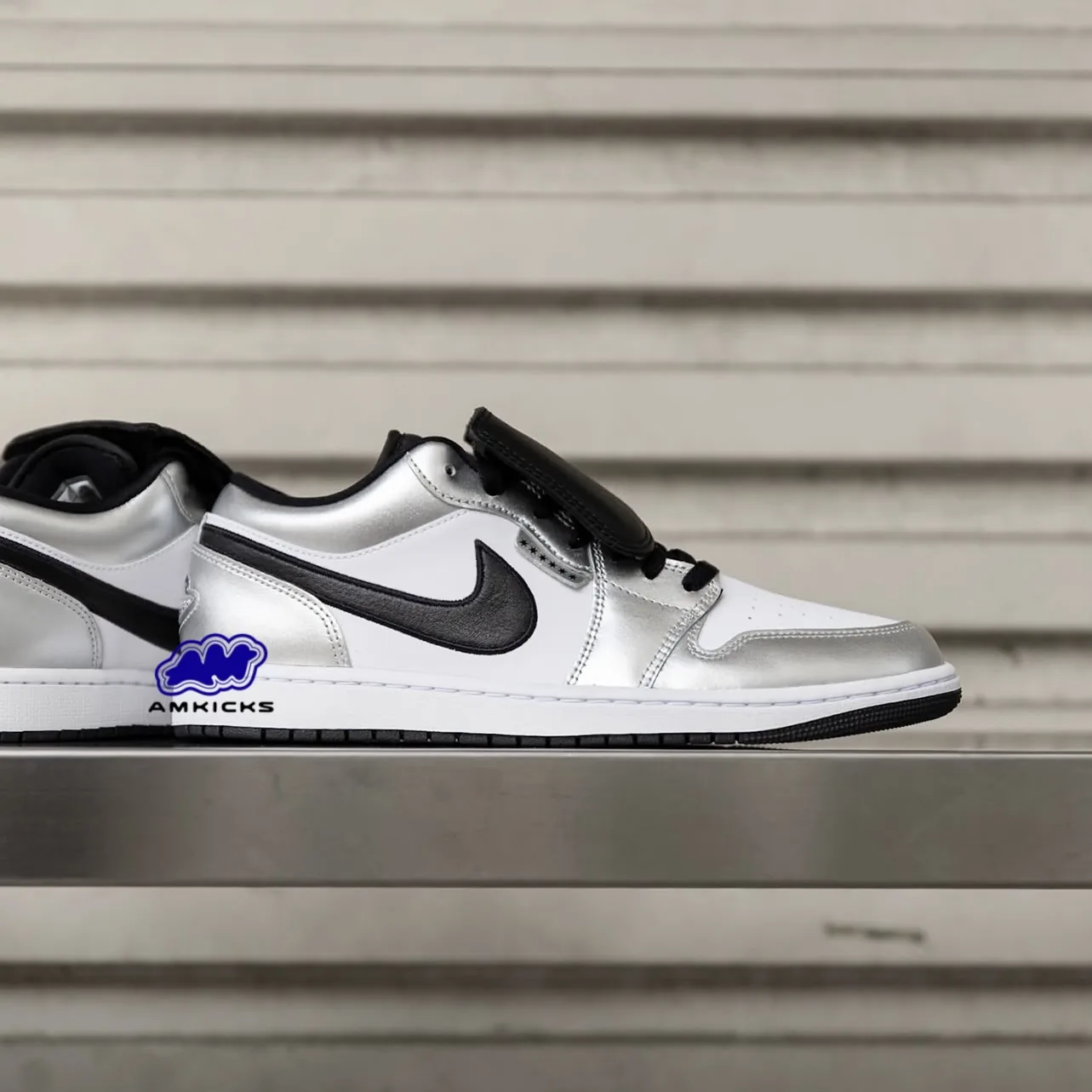 Jordan 1 Low SE "Metallic Silver Tiempo"