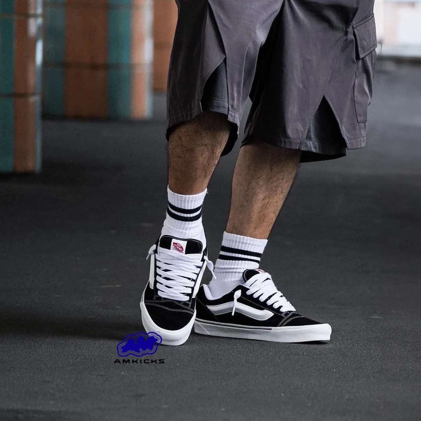 Vans Knu Skool "Black White"