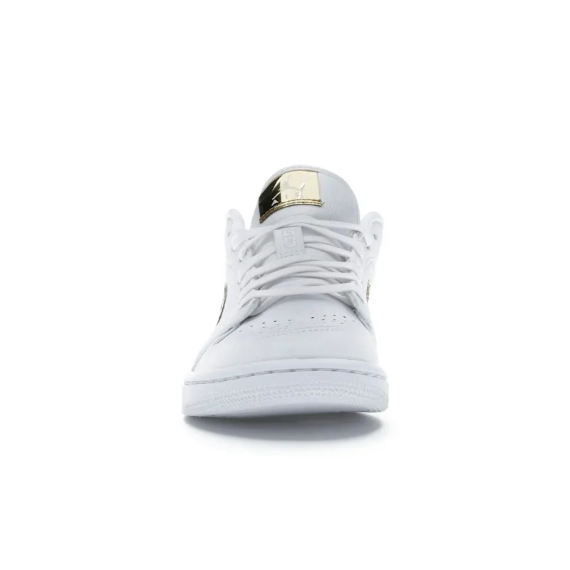 Jordan 1 Low "White Metallic Gold (Women's)"