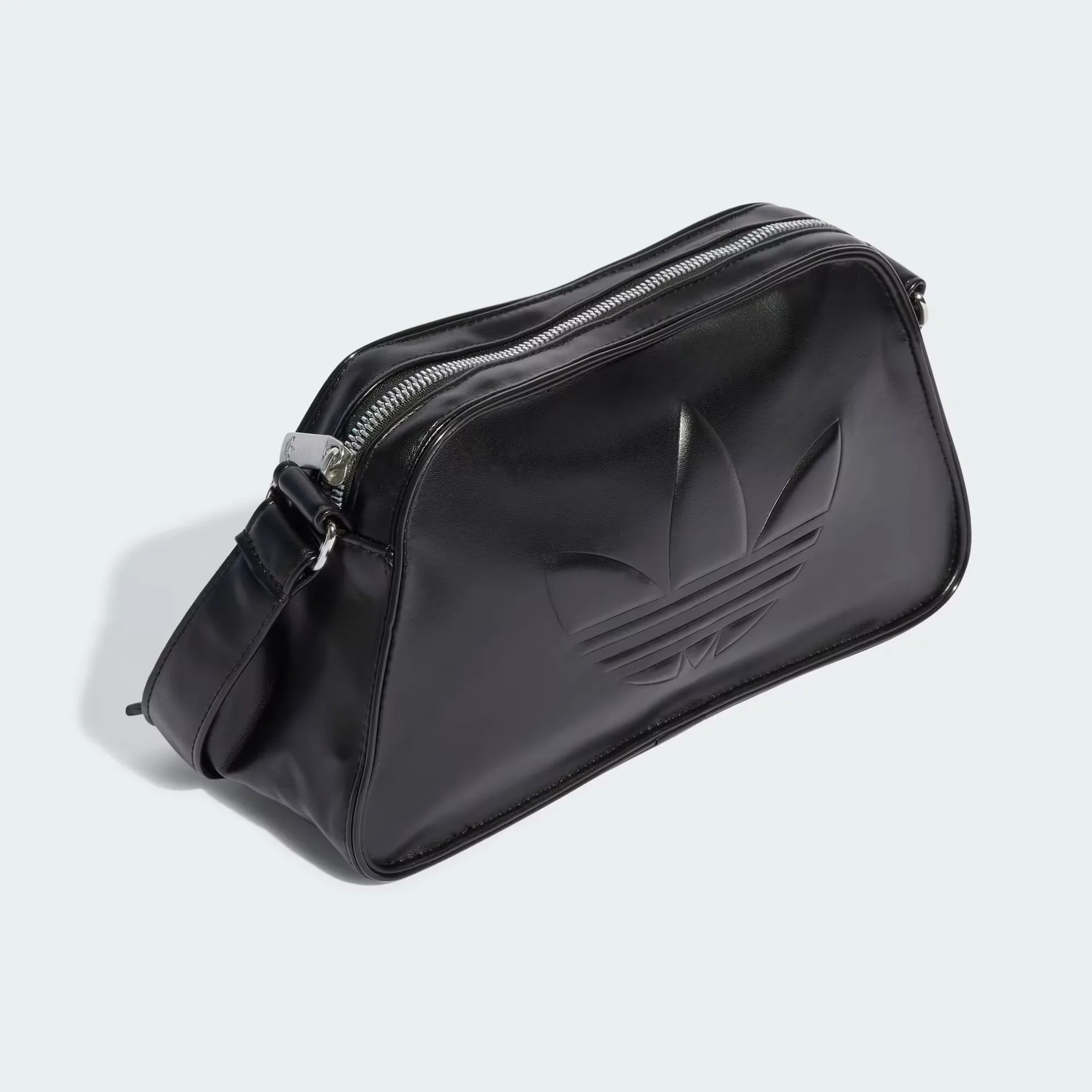 adidas Polyurethane Embossed Trefoil Shoulder Bag
