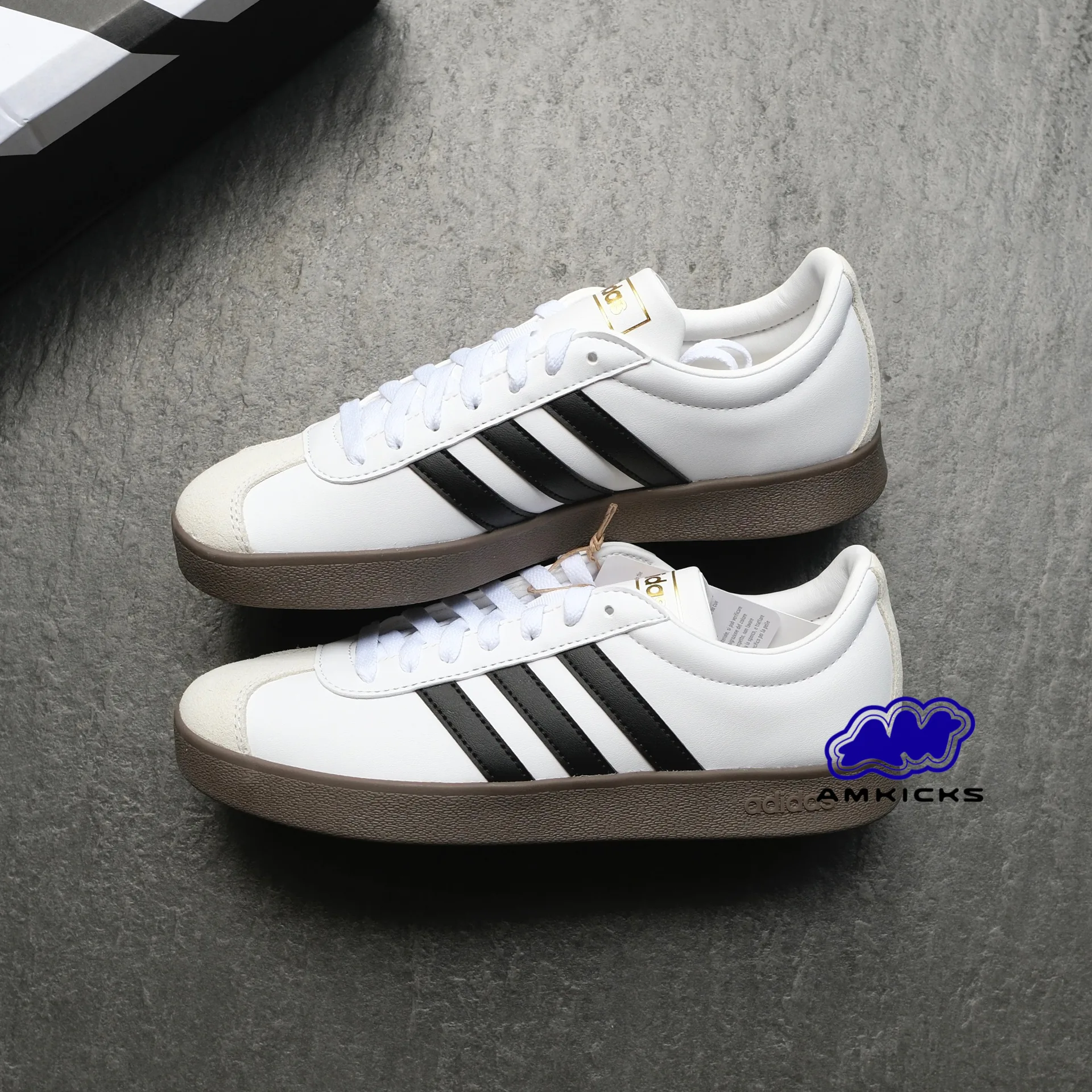adidas VL Court 2.0 Cloud White Core Black Gum