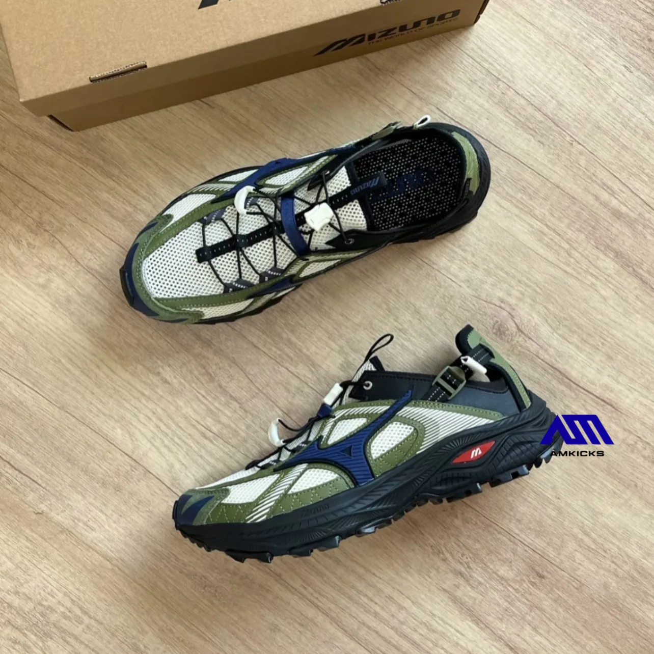 Mizuno Racer Trail SE "Olive Black Blue"