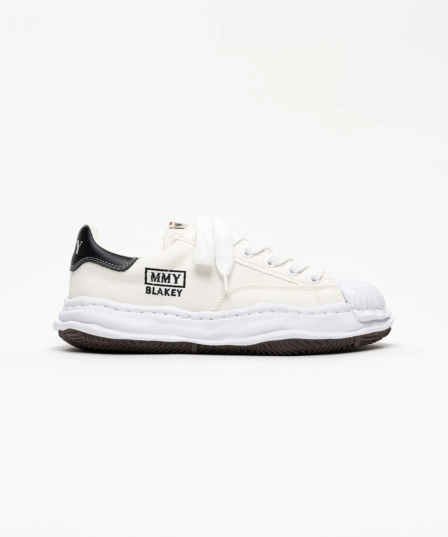 Maison Mihara Yasuhiro Blakey OG Sole Canvas Low "White"