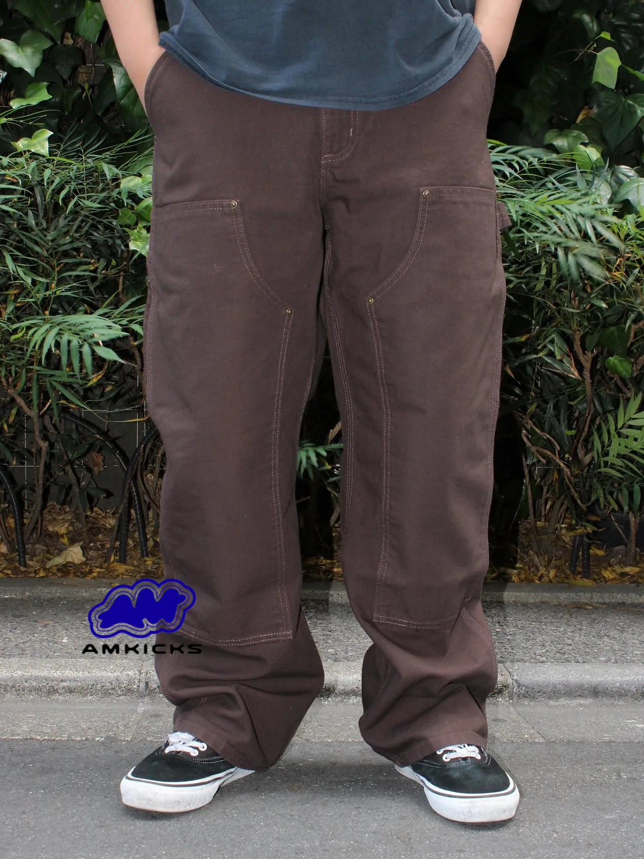 Carhartt Double Knee "Dark Brown" Pants B136 DKB