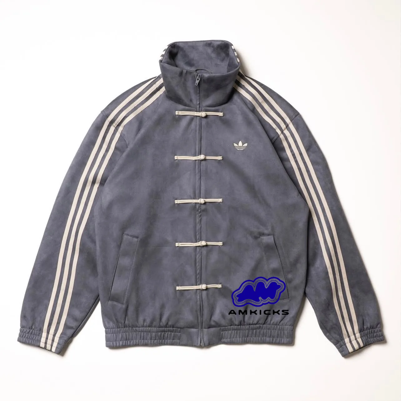 adidas CTT Chinese Track Top 3.1 Gender Neutral Jacket "Grey Blue" - KR0295-US